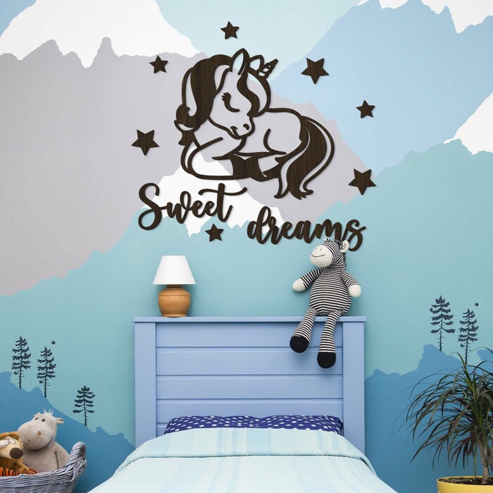 Nálepka na zeď do dětského pokoje - Sweet Dreams | Wenge