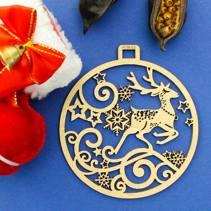 Vánoční ozdoba - Luxusní koule na stromeček | Zlatá
