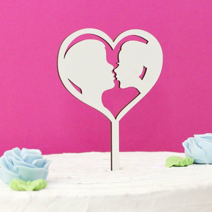 Ozdoba do svatebního dortu - Ženich a nevěsta