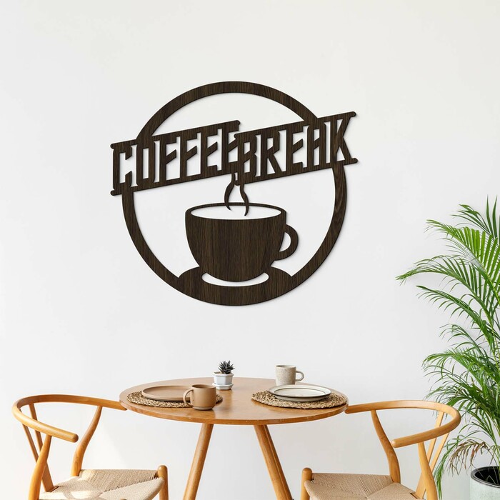Moderní obraz do kuchyně - Coffee Break | Wenge