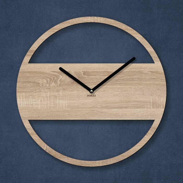 Moderné hodiny do obývačky - Encanto | Dub Sonoma