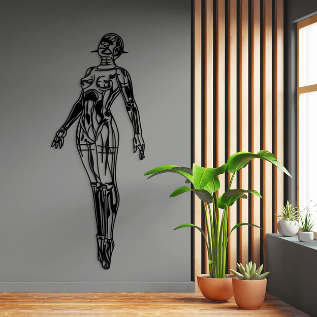 Cyberpunk Wall Art - Robo Women