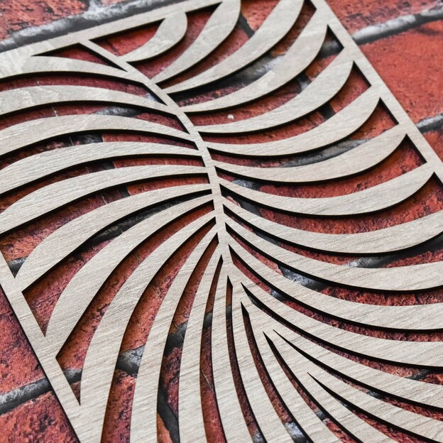 Wooden Wall Art - Leaf