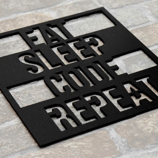 Gift for Programmer - Wooden Picture