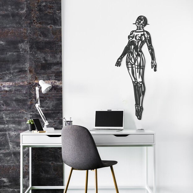 Cyberpunk Wall Art - Robo Women