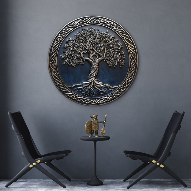Falias - Circular Tree of Life Wall Art