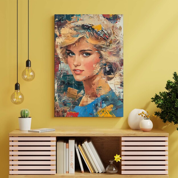 Wooden Wall Art - Princess Diana