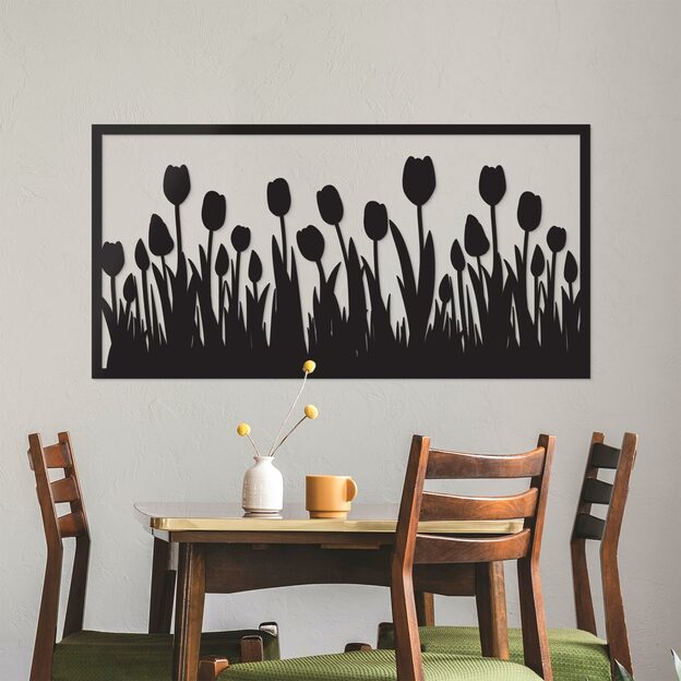 Cut-out Wall Art - Tulips