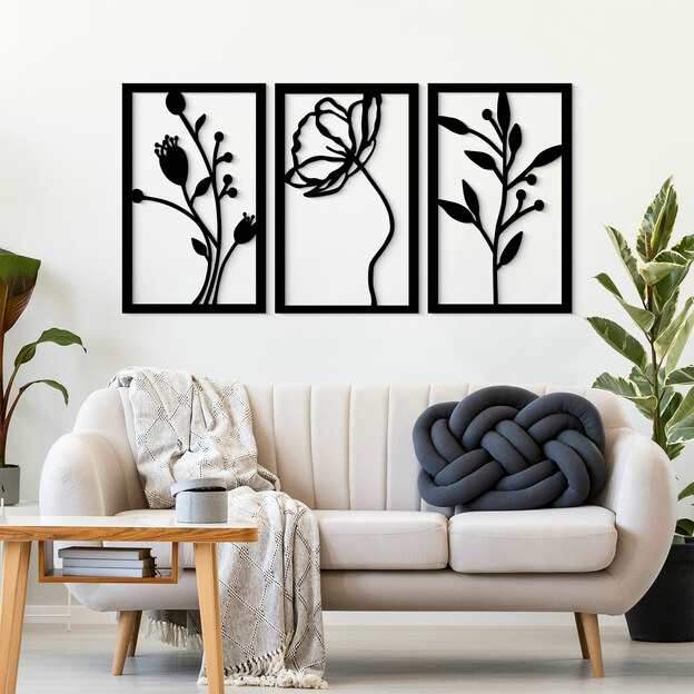 Multi-Panel Wall Art - Flowers