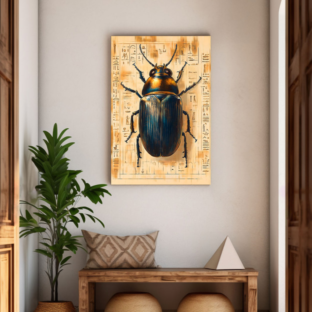 Egyptian Wall Art - Scarab
