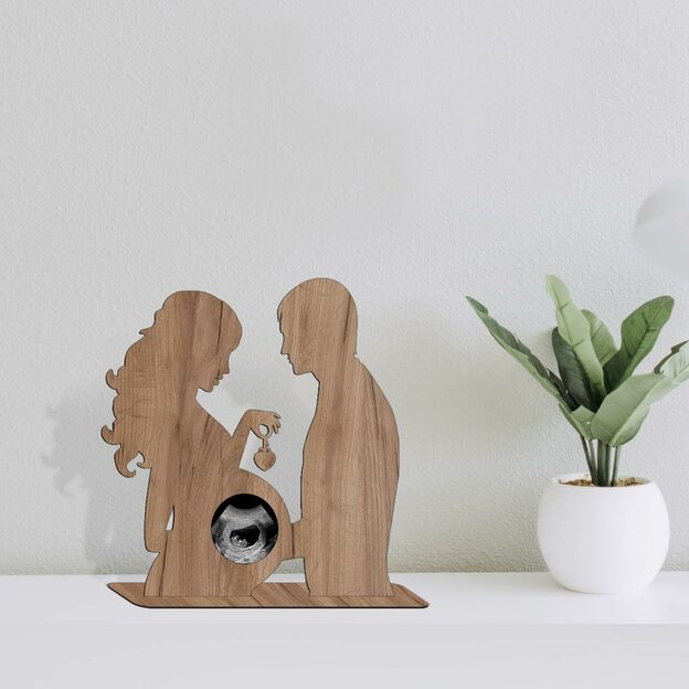 Standing Pregnancy Photo Frame