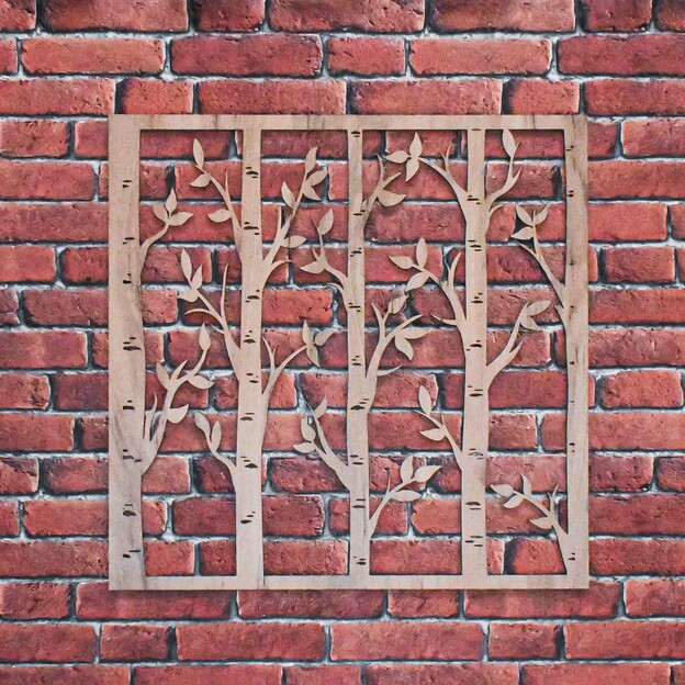 Wooden Wall Art - Birch
