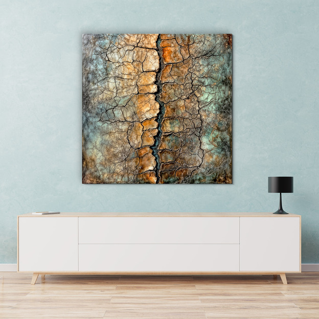 Modern abstract painting - The Crack