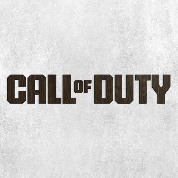 Wooden Wall Logo - Call of Duty