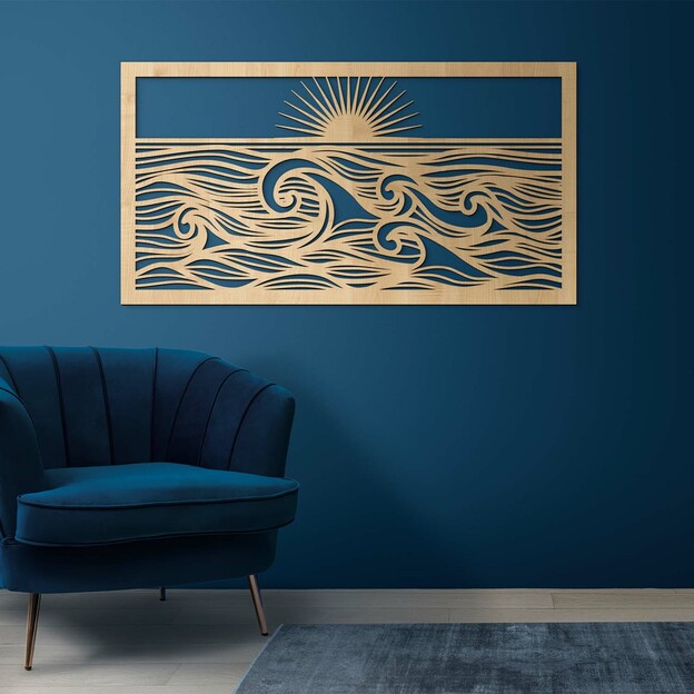 Wooden Wall Art - Sunset