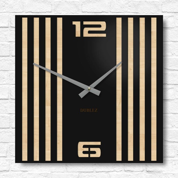 3D Wall Clock - Urban Lines