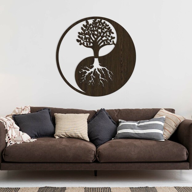 Tree of Life on the Wall - Yin and Yang
