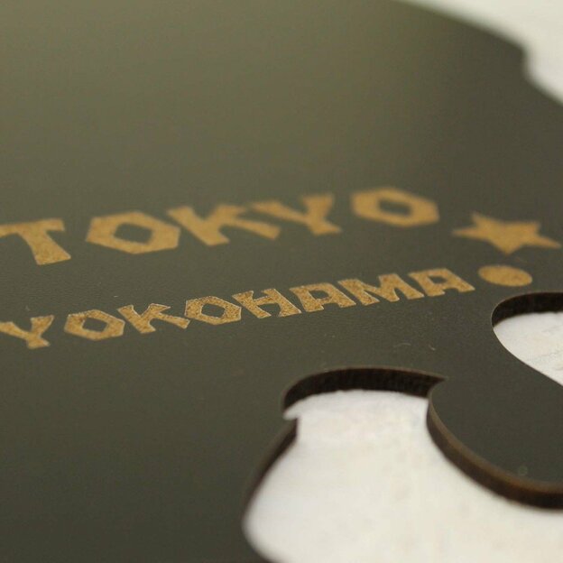 Wooden 3D Map of Japan