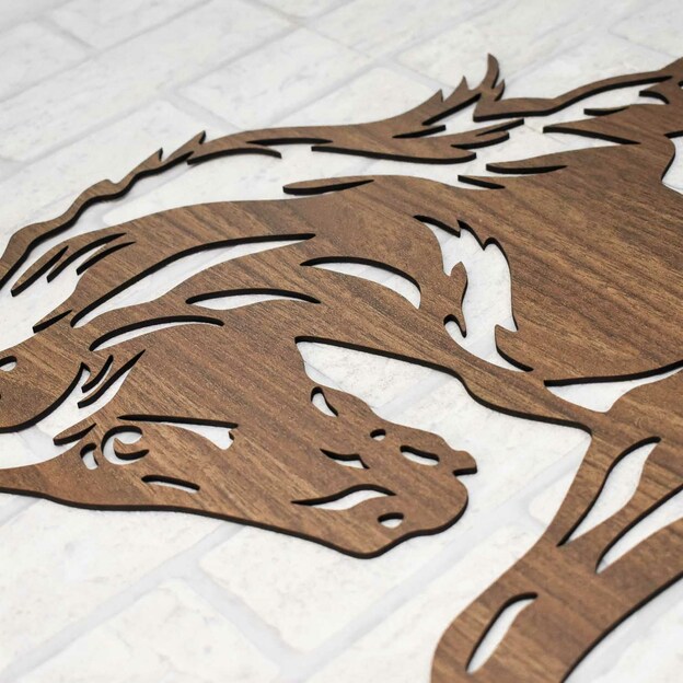 Wooden Wall Art - Wild Horse