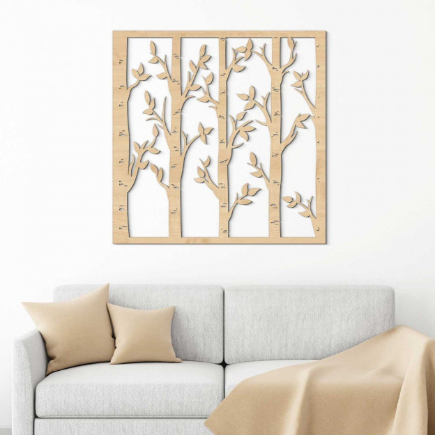 Wooden Wall Art - Birch