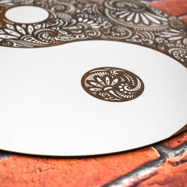 Yin-Yang - Healing Wooden Mandala