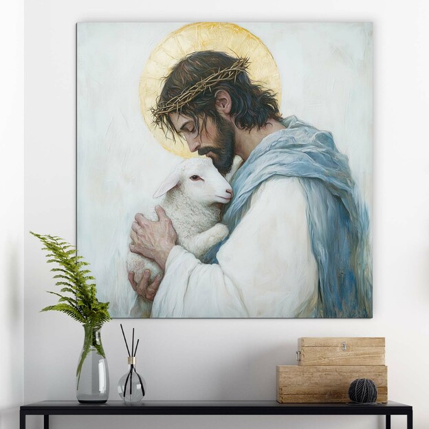 Modern Holy Wall Art - Jesus Christ