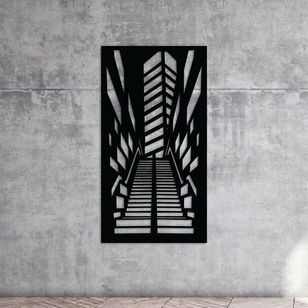 Wooden Wall Decor - City