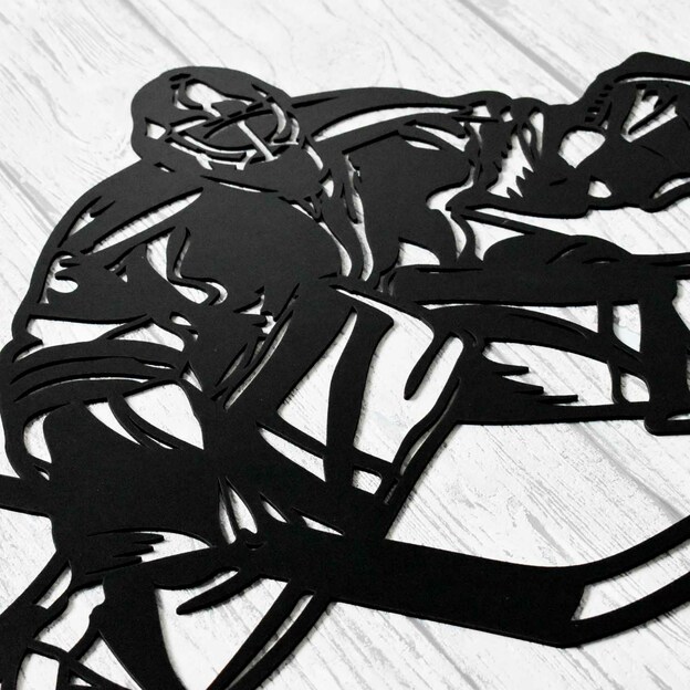 Gift for a Hockey Player - Wooden Wall Art Goalkeeper