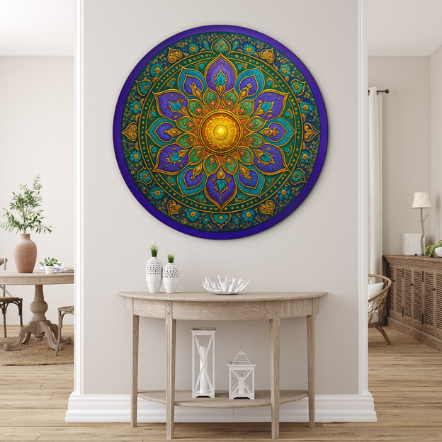 Healing mandala on the wall - Heart of the Orient