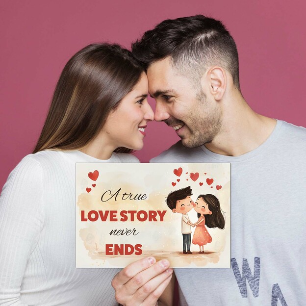Romantic wall art - True Love Story