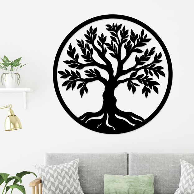 Round Tree of Life on the Wall - Elysium