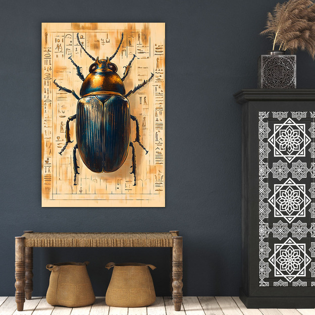 Egyptian Wall Art - Scarab