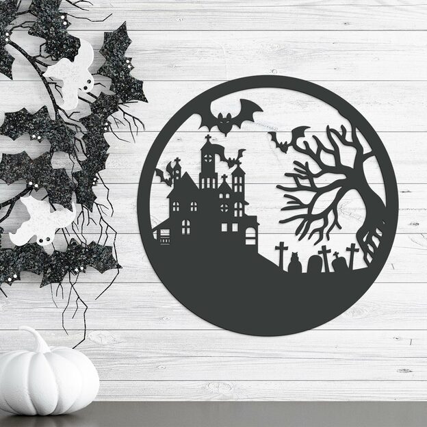 Wooden Halloween Decoration