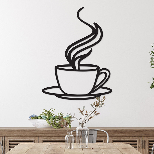 Wooden Wall Decoration - Aroma of Coffee