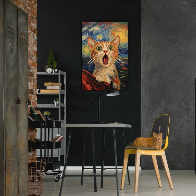 Funny Wall Art - Cat