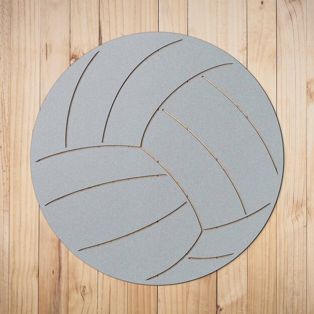 Cut-out Wooden Wall Art - Volleyball