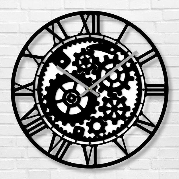 Industrial Wall Clock - Technician