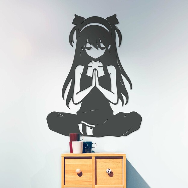 Wooden Sticker - Anime