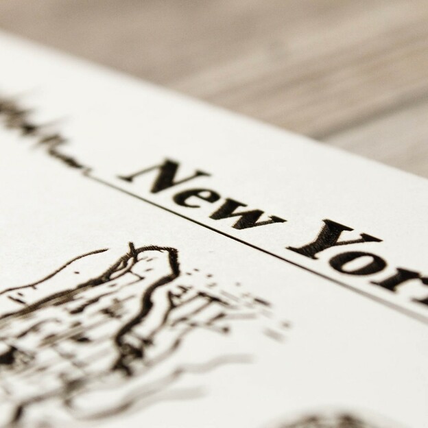 3D Wooden Wall Art - New York