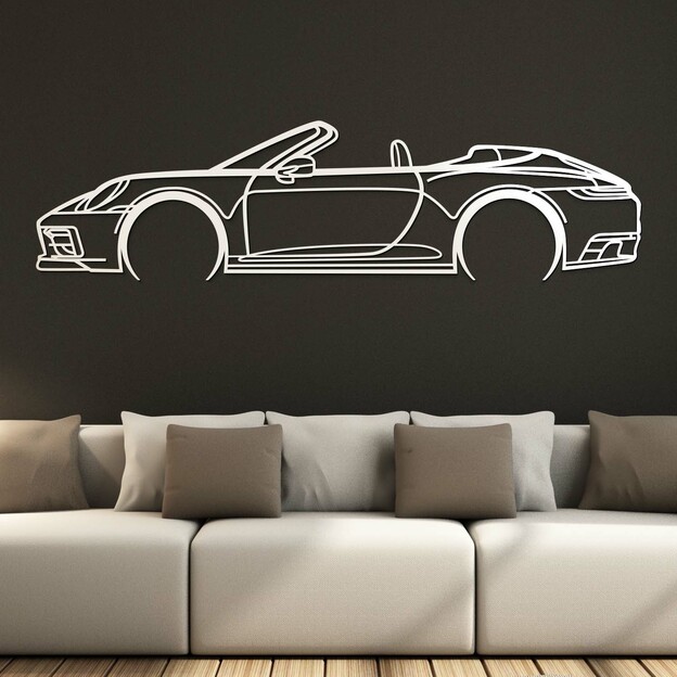 Porsche 911 - Wooden Wall Art