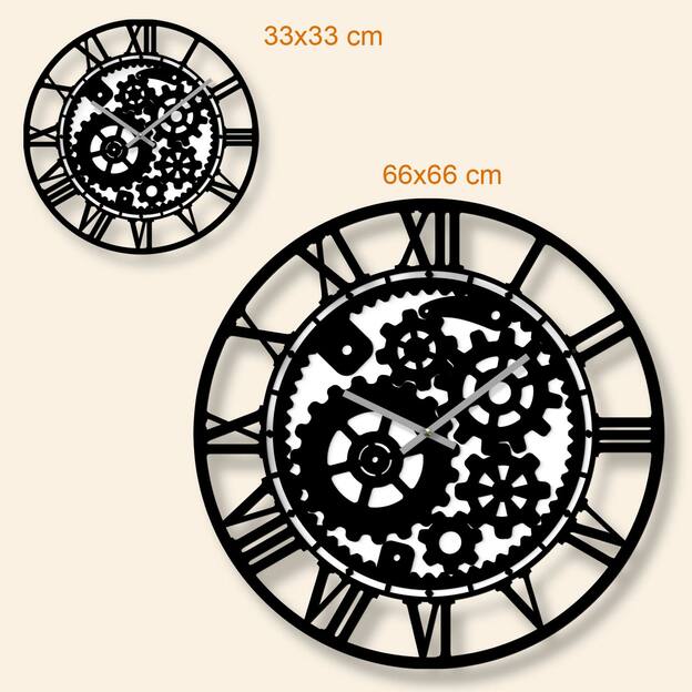 Industrial Wall Clock - Technician