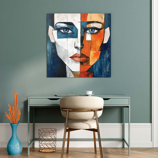 Abstract Wooden Wall Art - Portrait