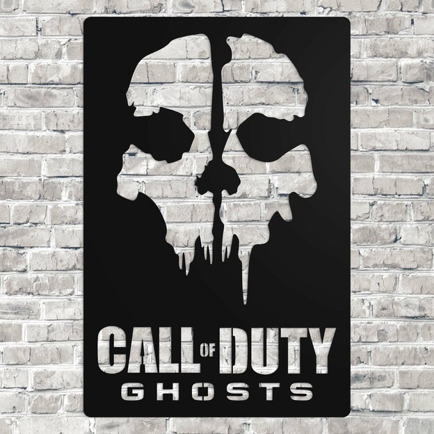 Wooden 3D Wall Art - Call of Duty: Ghosts