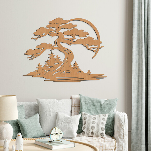 Wooden Wall Art - Bonsai