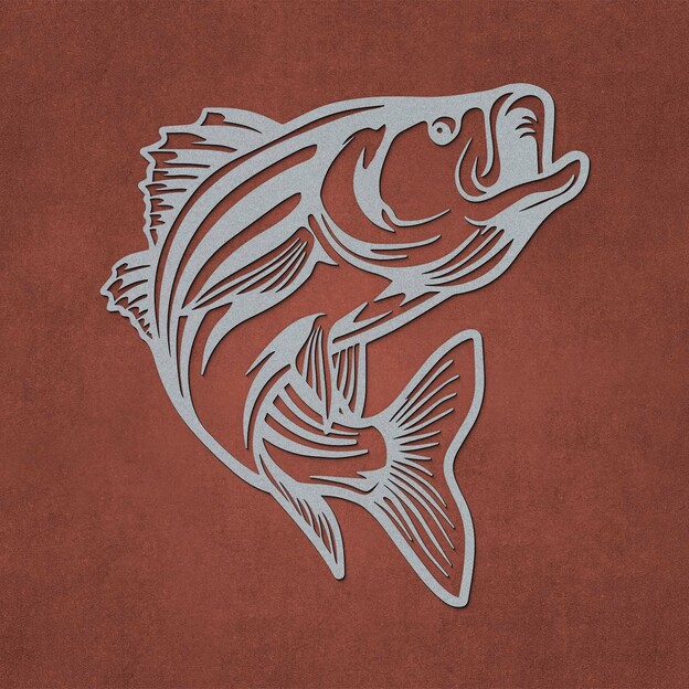Wooden Wall Art of Fish - Roach