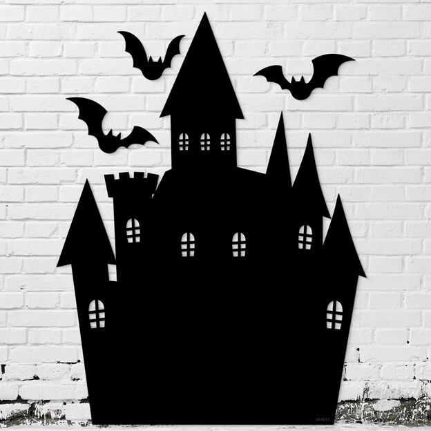 Halloween Wall Decoration - Spooky Castle