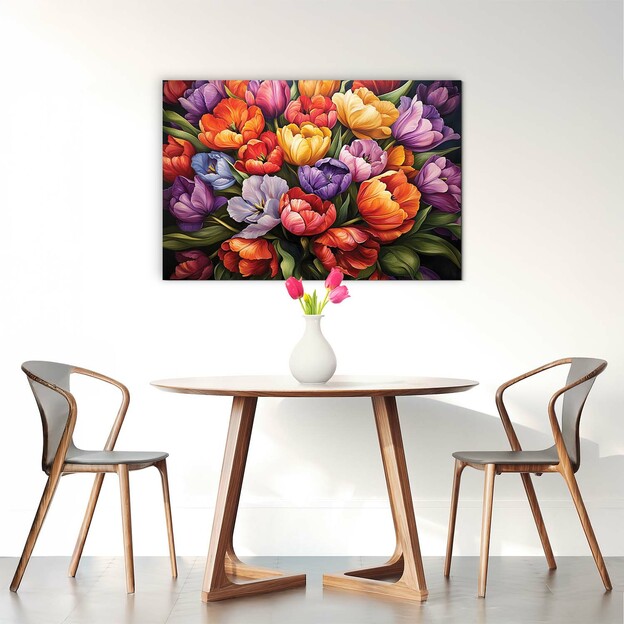 Wooden Wall Art - Tulips