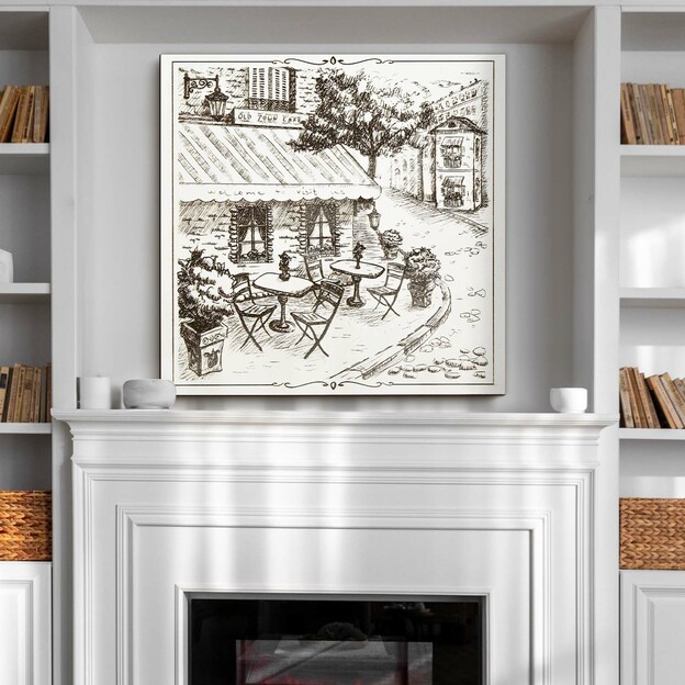 Wooden Picture for Cafe - Old Town Cafe