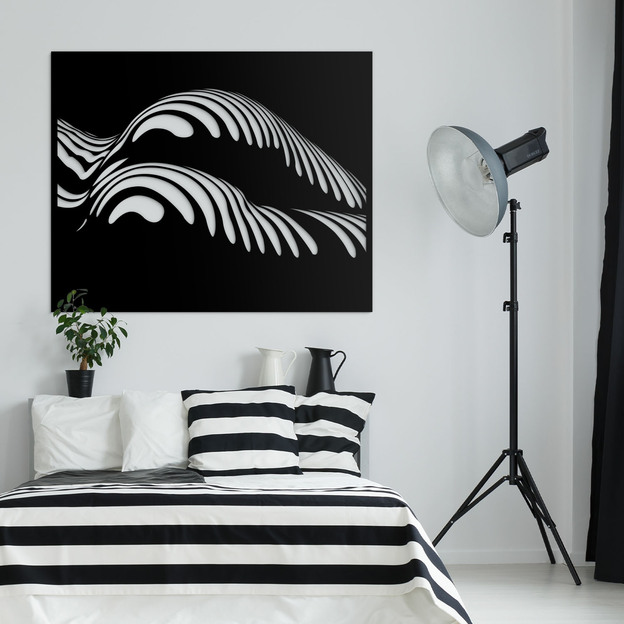 Modern Wall Art for the Bedroom Above the Bed - Act