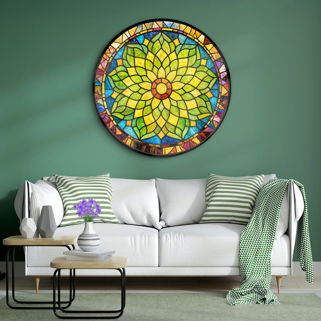 Colorful Mandala - Sun Lotus